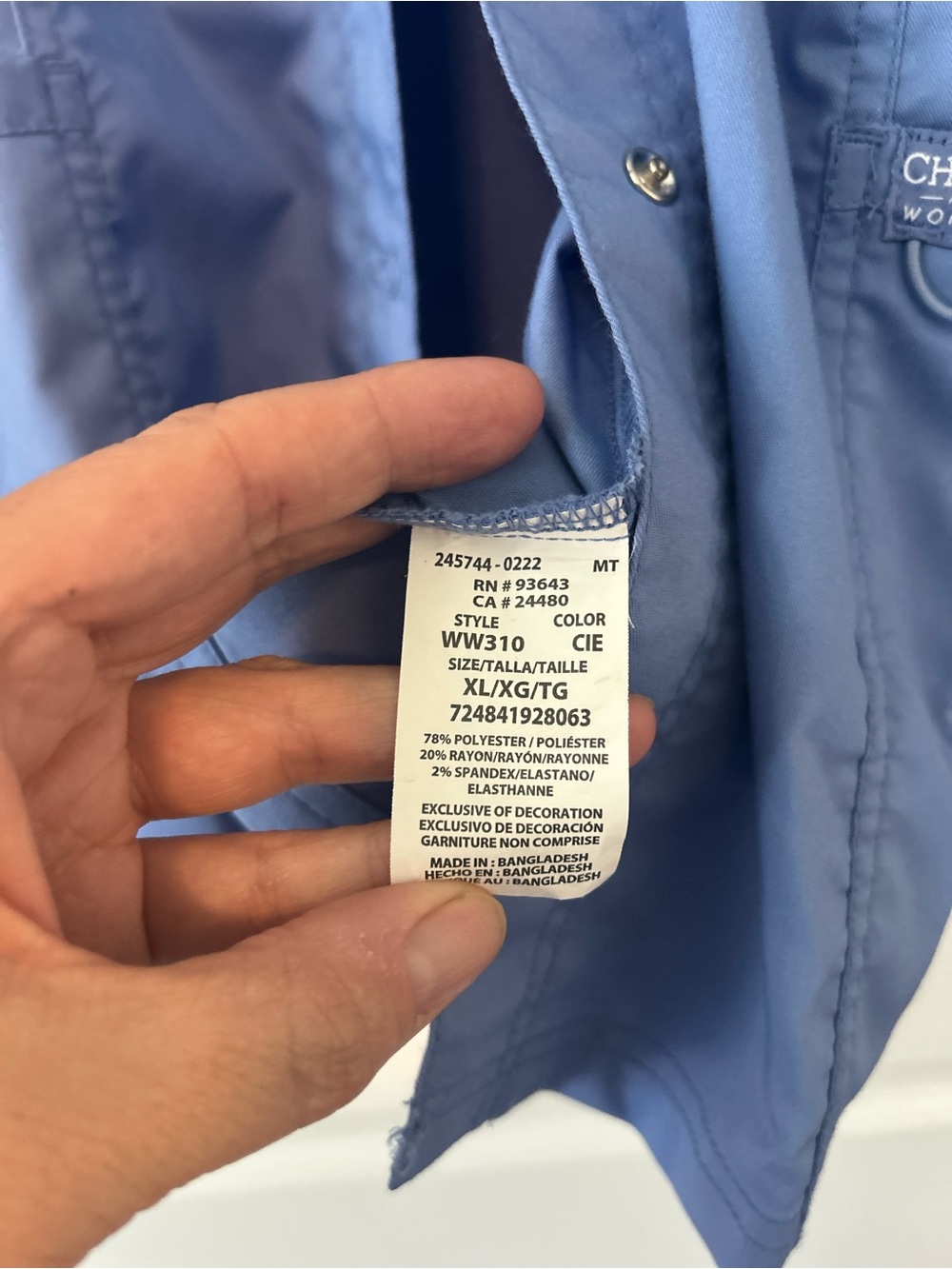 Cherokee Workwear Scrub Jacket Extra Large - Picture 7 of 8